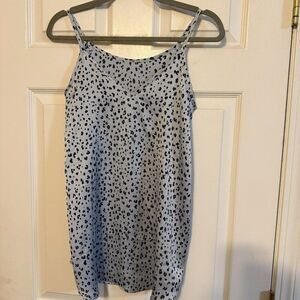 Zenana Light Blue Leopard Print Tank Top – Size Large, NWT